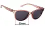 Sunglass Fix Replacement Lenses for O'Neill ONS Kealia 2.0 - 55mm Wide 