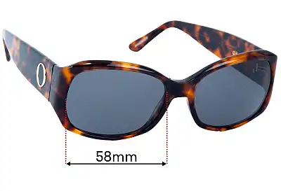 Oroton  Amirah Replacement Lenses 58mm wide 