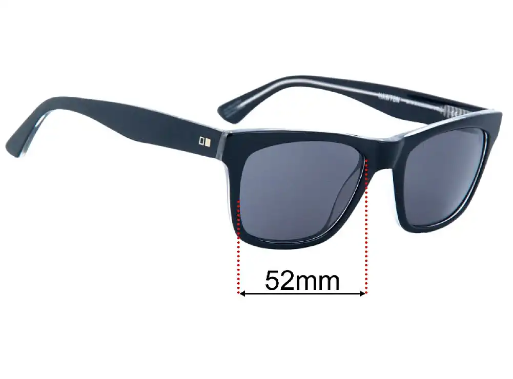 Sunglass Fix Replacement Lenses for Otis Hawton - 52mm Wide