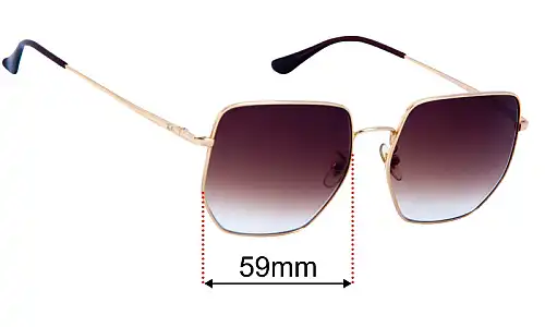 Ray Ban RB3764D Cny Edition Replacement Lenses 59mm 