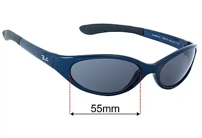 Ray-Ban RJ9001S Replacement Lenses 55mm wide 
