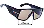 Sunglass Fix Replacement Lenses for Tom Ford Raven TF1036 - 60mm Wide 