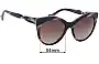 Sunglass Fix Ersatzgläser für Balenciaga BA 51 - 54mm Wide 