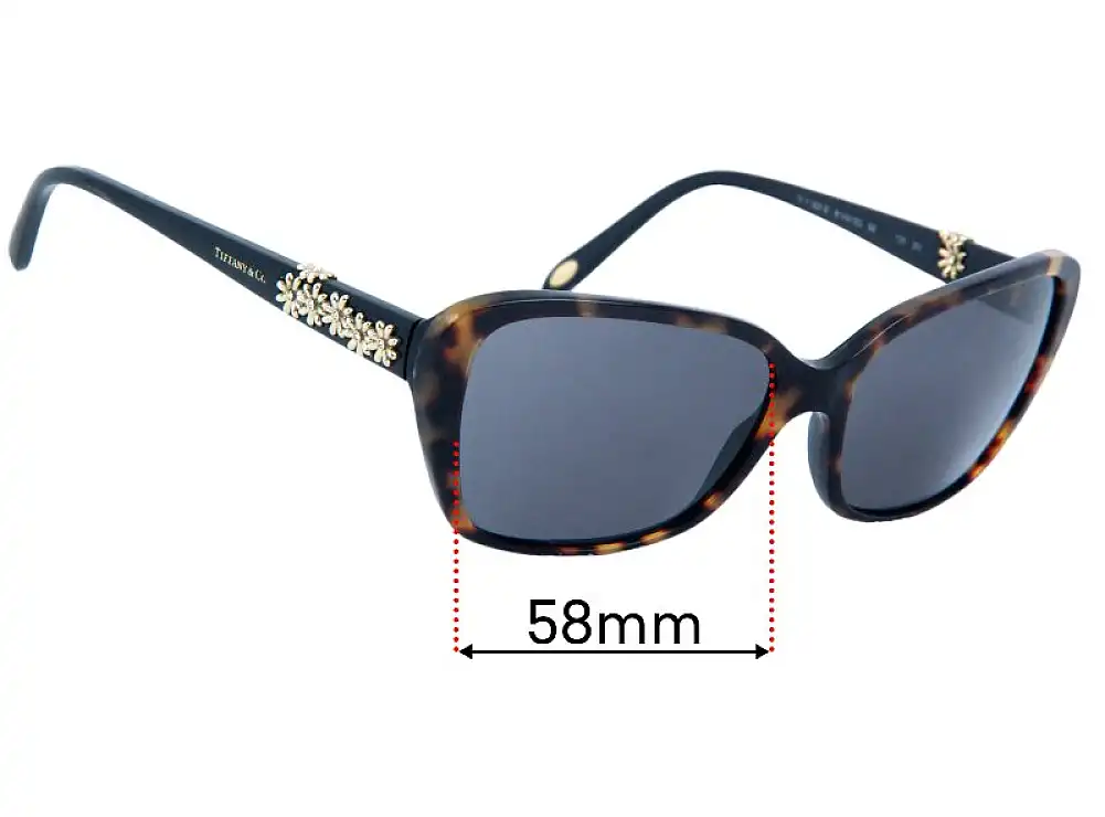 Sunglass Fix Ersatzgläser für Tiffany & Co TF 4069-B - 58mm Wide
