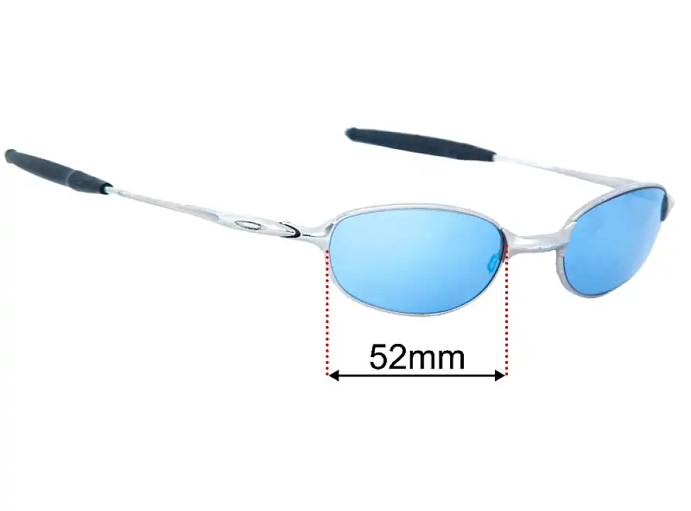 Sunglass Fix Replacement Lenses for Oakley Rx E Wire 2.1 - 52mm Wide