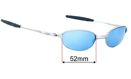 Oakley Rx E Wire 2.1 Replacement Lenses 52mm wide 