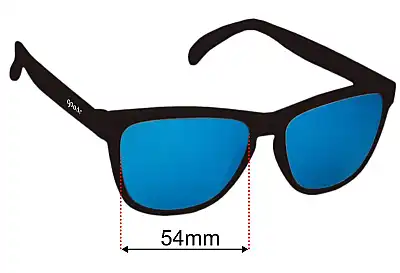 Goodr A Unicorn's Calamity Replacement Lenses 54mm wide 
