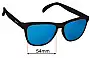 Sunglass Fix Replacement Lenses for Goodr A Unicorn's Calamity - 54mm Wide 