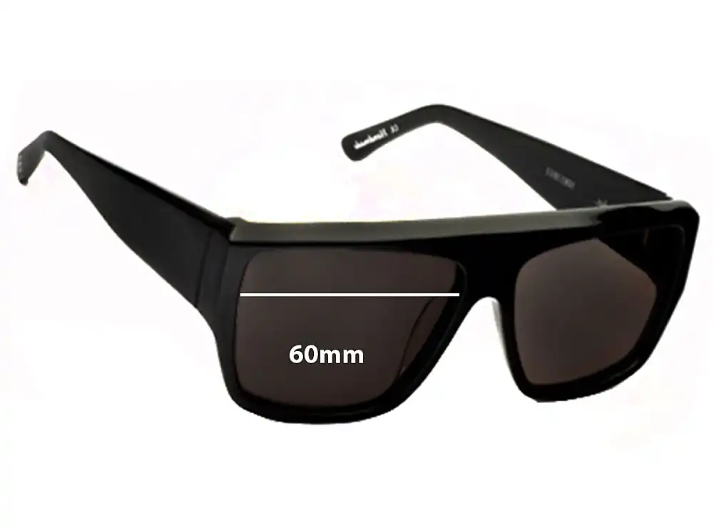 Sunglass Fix Replacement Lenses for Ksubi Skat - 60mm Wide Sunglass Fix Replacement Lenses for Ksubi Skat - 60mm Wide