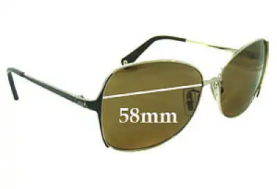 Coach S1002 Replacement Lenses 58mm wide 