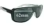 Sunglass Fix Ersatzgläser für Arnette Glory Daze AN4161 - 62mm Wide 