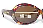Sunglass Fix Replacement Lenses for Bill Bass Dean - 56mm Wide 