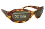 Sunglass Fix Replacement Lenses for Bolle Unknown - 52mm Wide 