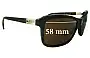 Sunglass Fix Replacement Lenses for Bvlgari 7011 - 58mm Wide 