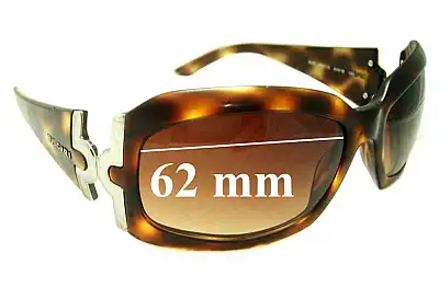 Bvlgari 860 Replacement Lenses 62mm wide 
