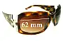 Sunglass Fix Verres de Remplacement pour Bvlgari 860 - 62mm Wide 