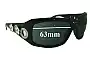 Sunglass Fix Replacement Lenses for Bvlgari 857 - 63mm Wide 