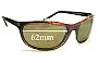 Sunglass Fix Verres de Remplacement pour Cancer Council 9615 - 62mm Wide 