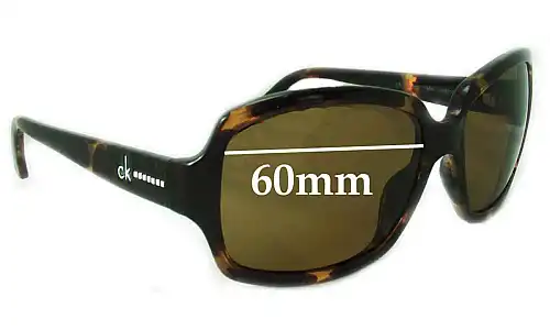 Sunglass Fix Replacement Lenses for Calvin Klein CK3099S - 60mm Wide 
