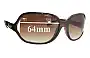 Sunglass Fix Replacement Lenses for Dirty Dog Gemster - 64mm Wide 