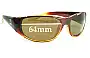 Sunglass Fix Replacement Lenses for Dirty Dog Cougar - 64mm Wide 