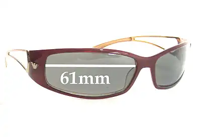 Emporio Armani EA9147 Replacement Lenses 61mm wide 