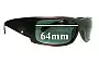 Sunglass Fix Replacement Lenses for Electric Hoy Inc - 64mm Wide 
