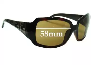 Fendi FS 343 Replacement Lenses 58mm wide 