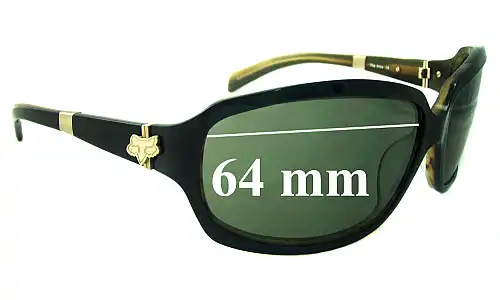 Sunglass Fix Replacement Lenses for Fox Racing The Intro - 64mm Wide 