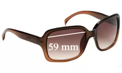 Sunglass Fix Replacement Lenses for Giorgio Armani GA 34/S - 59mm Wide 