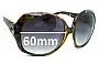 Sunglass Fix Replacement Lenses for Gucci GG3042 - 60mm Wide 