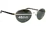 Sunglass Fix Ersatzgläser für Giorgio Armani GA 321/S - 48mm Wide 