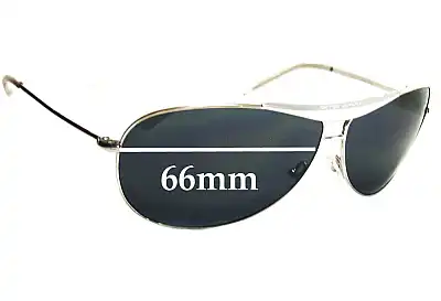 Giorgio Armani GA 134/S Replacement Lenses 66mm wide 