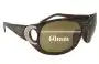 Sunglass Fix Replacement Lenses for Hermes 143T33 - 60mm Wide 