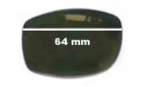 Sunglass Fix Lentes de Repuesto para Mako Colossal 9478 - 64mm Wide 