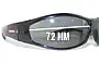 Sunglass Fix Replacement Lenses for Mako Swing 9542 - 72mm Wide 