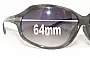 Sunglass Fix Lentes de Repuesto para Optyl 3513 - 64mm Wide 