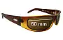 Sunglass Fix Replacement Lenses for Otis 3D - 60mm Wide 