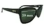 Sunglass Fix Replacement Lenses for Otis Ruby - 59mm Wide 