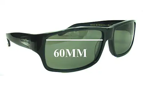 Sunglass Fix Ersatzgläser für Patrick Cox 9PCRX006 - 60mm Wide 