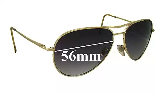 Persol 2238-S Replacement Lenses 56mm wide 