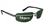 Sunglass Fix Verres de Remplacement pour Persol 2297-S - 58mm Wide 