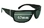 Sunglass Fix Verres de Remplacement pour Polaroid X8005 - 63mm Wide 