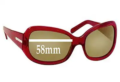 Prada SPR13F Ersatzgläser 58mm wide 