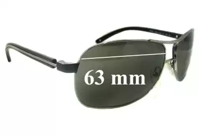 Prada SPR59L Replacement Lenses 63mm wide 