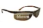 Sunglass Fix Replacement Lenses for Ray-Ban RB4085 - 66mm Wide 