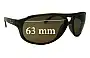 Sunglass Fix Replacement Lenses for Ray-Ban RB4124 - 63mm Wide 