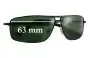 Sunglass Fix Replacement Lenses for Ray-Ban RB9102 - 63mm Wide 