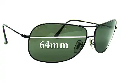 Ray-Ban RB3267 Ersatzgläser 64mm wide 