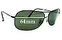 Sunglass Fix Ersatzgläser für Ray-Ban RB3267 - 64mm Wide 